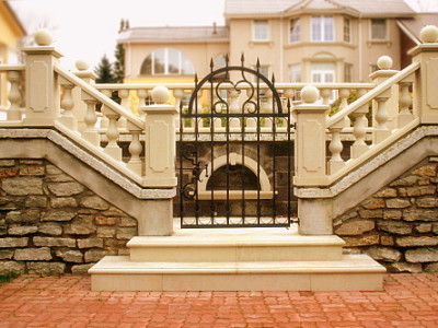 balustraad, trepikäsipuu, kamin, dolomiit, trepiaste