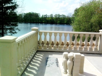 balustraad, trepikäsipuu, kamin, dolomiit, trepiaste