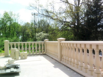 balustraad, trepikäsipuu, kamin, dolomiit, trepiaste