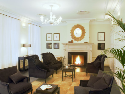 Hotell telegraaf kamin, fireplace, dolomiit