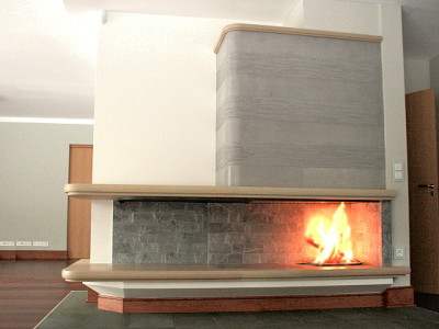 kamin, kamin, kamin, kamin, kaunis, antiikne, dolomiidist kamin, modern, teisel korrusel