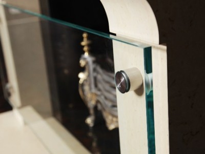 kamin, kamin, peasaaalikamin, kaunis, antiikne, dolomiidist kamin, klaasist esiuksega