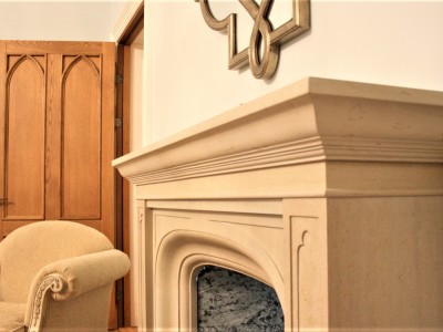 kamin, peasaaalikamin, kaunis, antiikne, dolomiidist