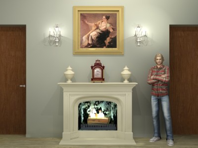 kamina projekt, eskiis, dolomiidist kamin