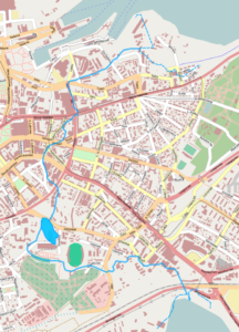 Härjapea jõesängi kulgemine Tallinnas