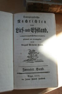 Topographische Nachrichten von Lief- und Ehstland