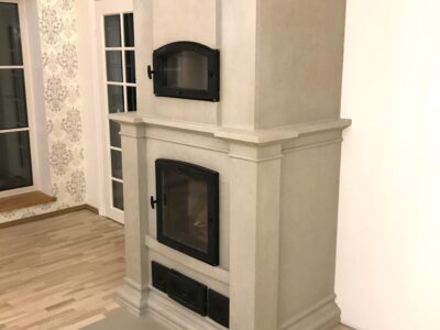 Mats kaminahi dolomiidist vooderdusega